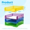 4E's Novelty 6 Colorful Plastic Trays for Teachers, Durable Turn in Trays, Classroom Paper Organizers, Stackable Storage Baskets for Office Desk, Classroom Organization Supplies, 13.3"L x 9.2"W x 3"H
